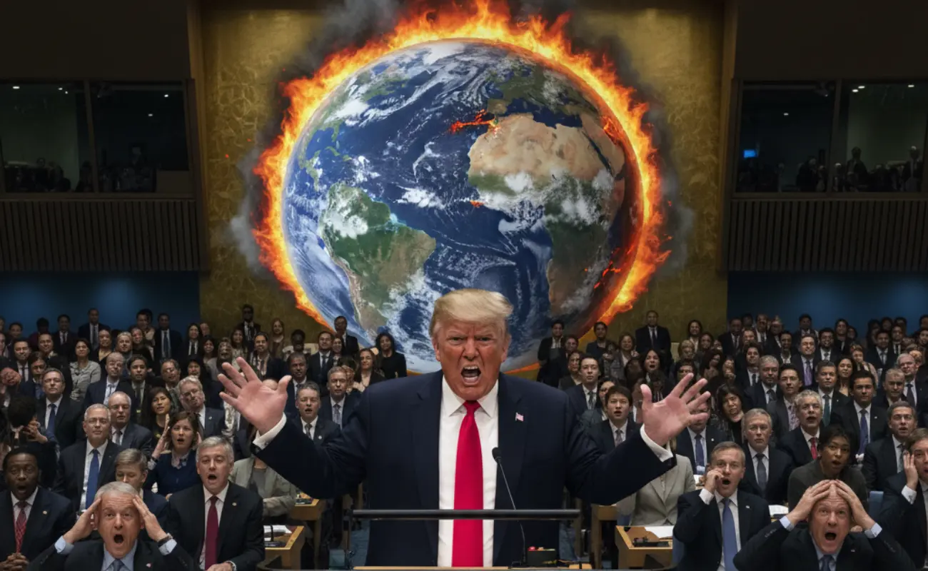ट्रंप का संयुक्त राष्ट्र भाषण 2025 – माइग्रेशन और क्लाइमेट पर हमला
