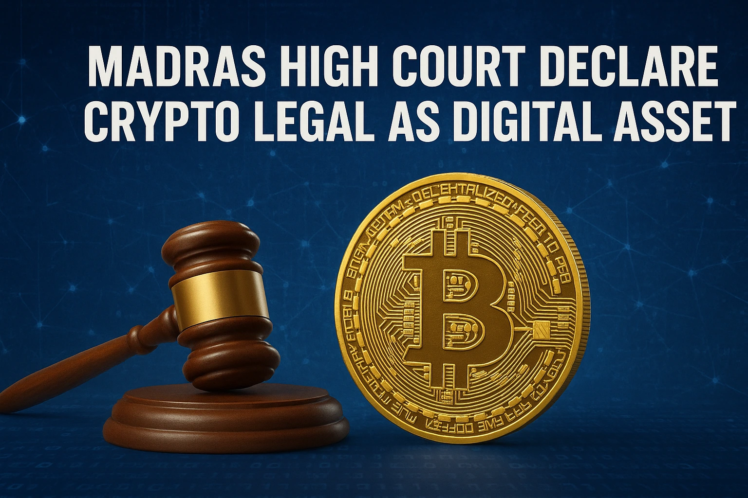 क्रिप्टो करेंसी को मिली कानूनी पहचान! मद्रास हाईकोर्ट ने कहा यह डिजिटल एसेट है