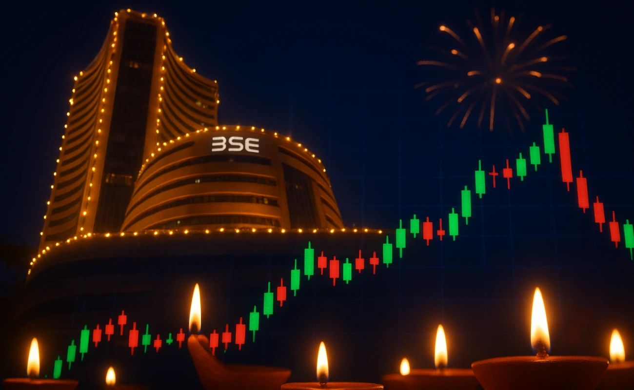 दिवाली 2025 मुरत ट्रेडिंग: क्या इस बार भी मार्केट लाल निशान में बंद होगा? जानिए पूरी डिटेल!