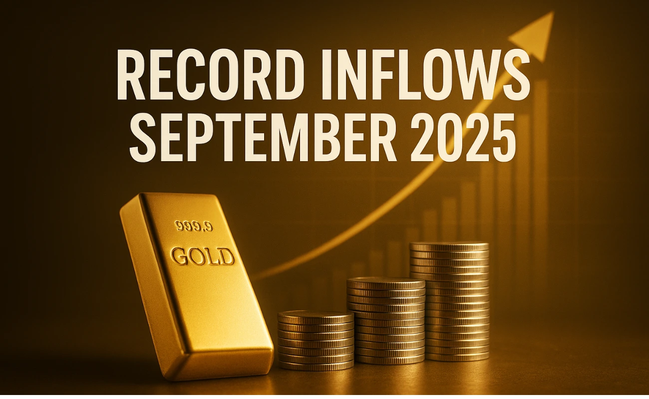 Gold ETF और Silver ETF में निवेश, सितंबर 2025 रिकॉर्ड फ्लो