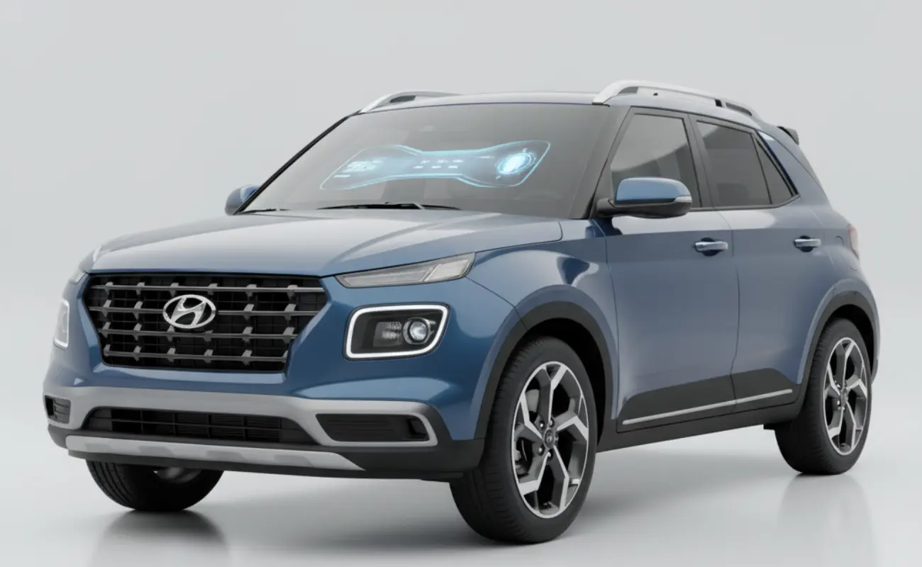 नई Hyundai Venue 2025 का स्टाइलिश और स्पोर्टी डिजाइन