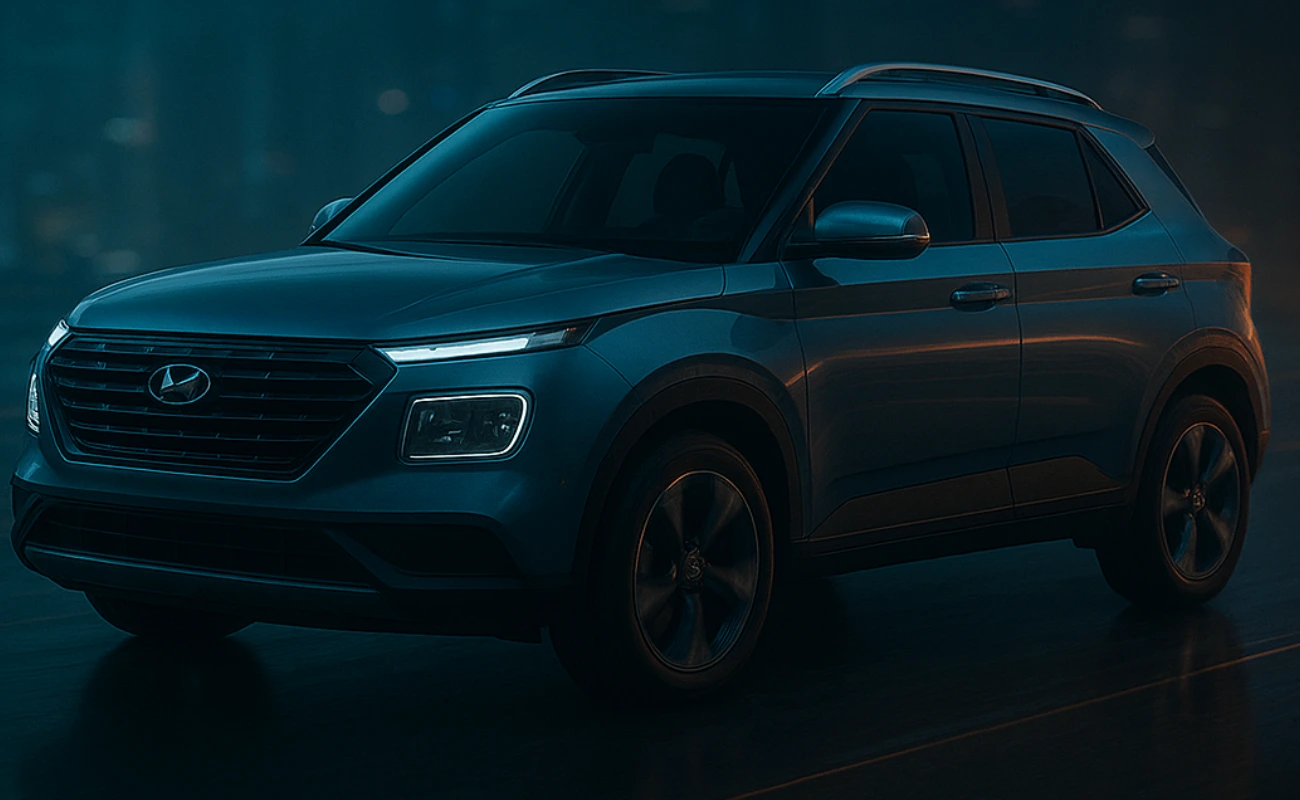 नई Hyundai Venue 2025 डुअल स्क्रीन और Bose साउंड सिस्टम के साथ