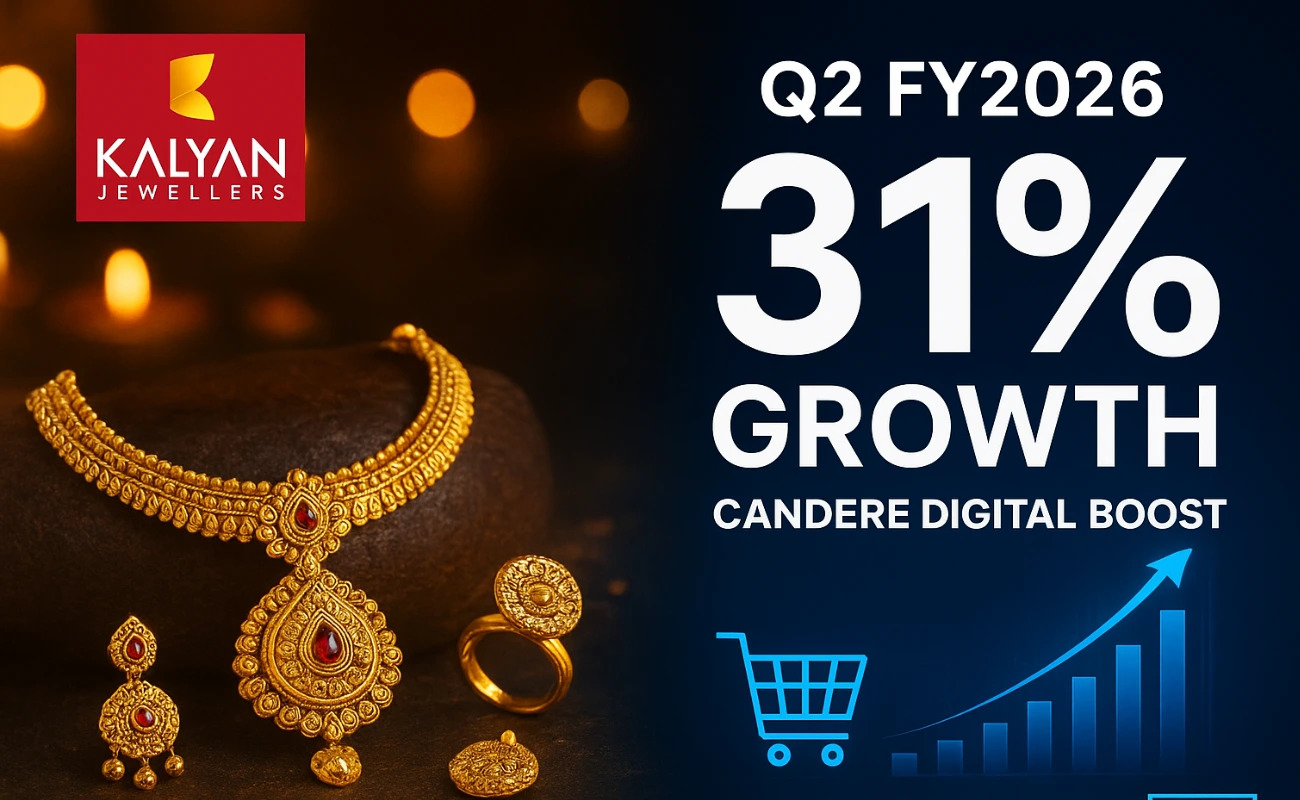 Kalyan Jewellers Q2 FY2026 India Growth with Candere Digital Boost.