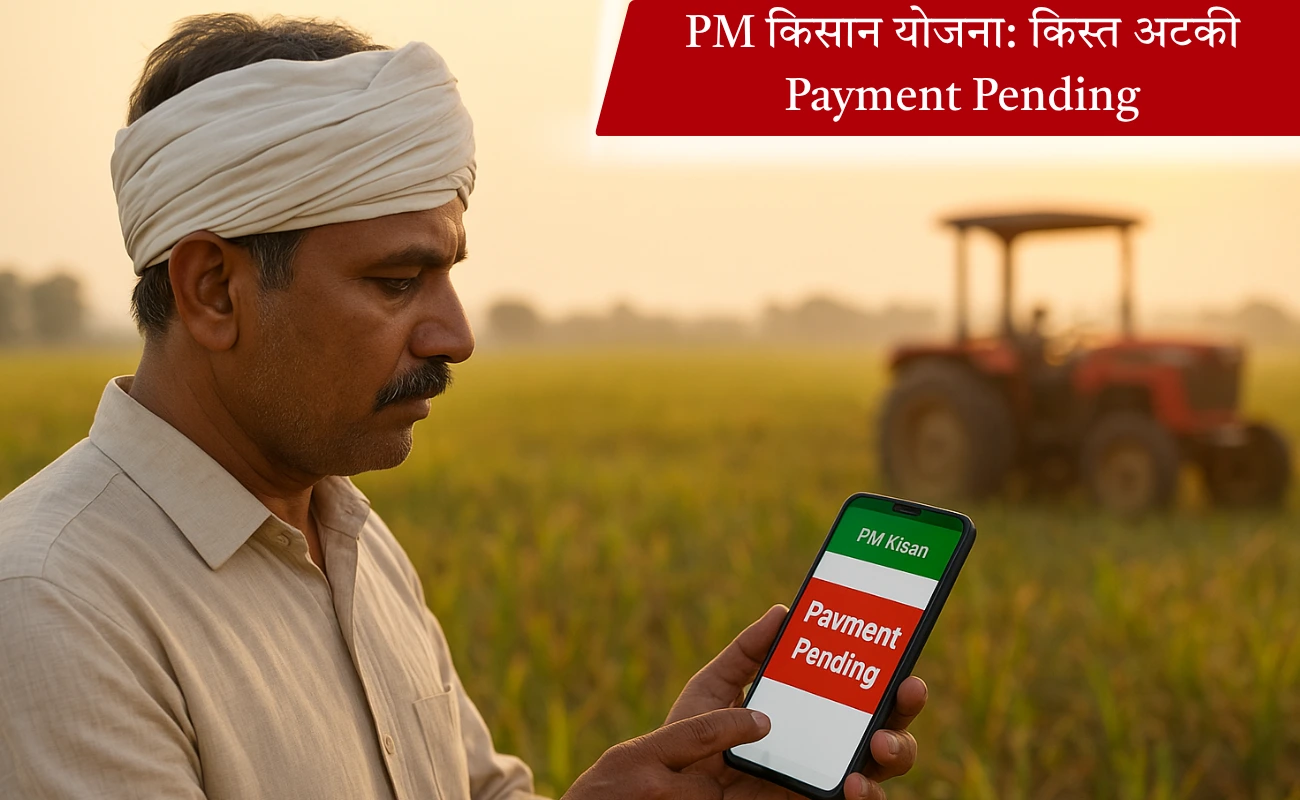 अगर आपकी PM किसान योजना किस्त अटकी है, तो तुरंत करें ये 4 काम  वरना पैसा अटक सकता है!