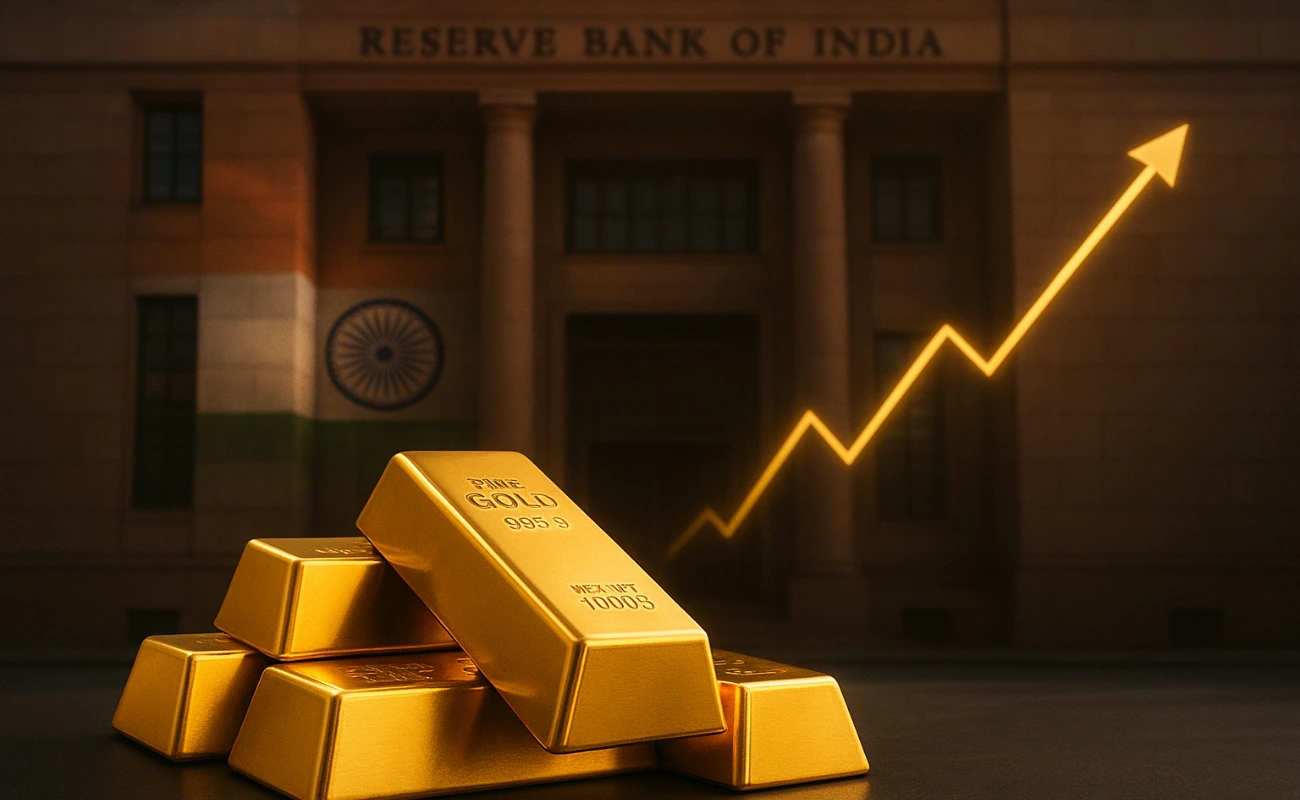 भारत के पास अब 880 टन गोल्ड! RBI ने बढ़ाया गोल्ड रिज़र्व, अर्थव्यवस्था को मिला सुरक्षा कवच