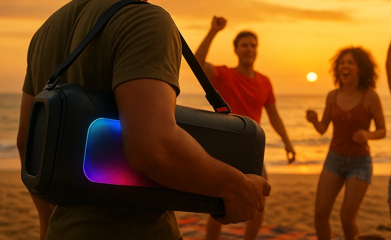 Sony ATF Field 3 और ATF Field 5 पोर्टेबल स्पीकर्स के साथ आउटडोर पार्टी