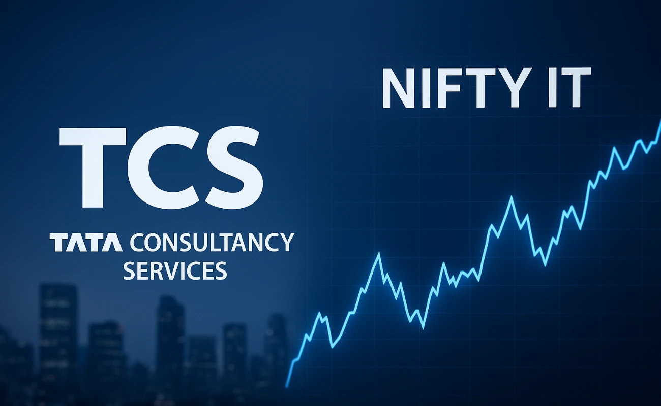 TCS बनाम Nifty IT इंडेक्स तुलना चार्ट, शेयर मार्केट रुझान और आईटी सेक्टर एनालिसिस