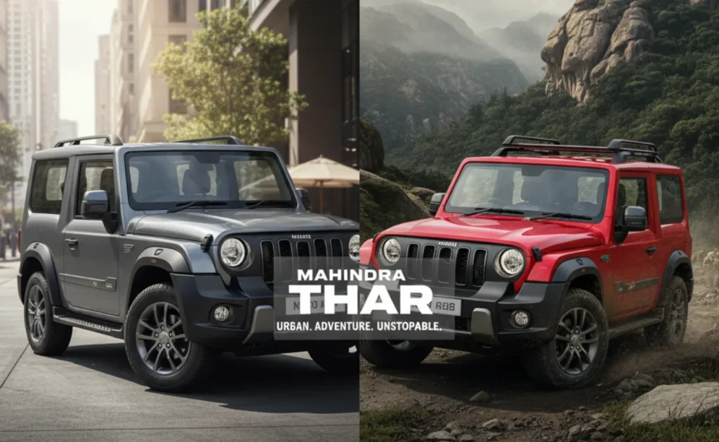 नई महिंद्रा थार 3-डोर 2025 अपडेटेड फीचर्स और डिजाइन