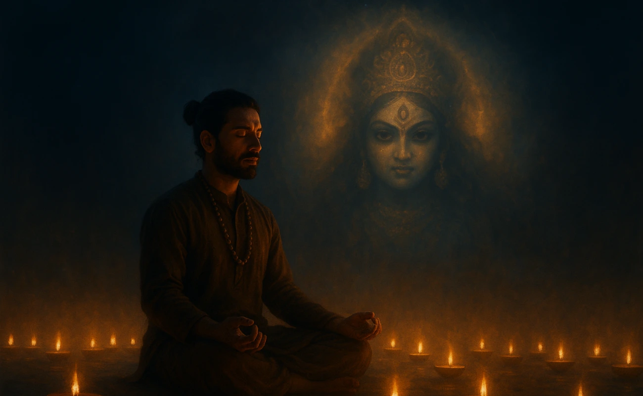 दीपों से आगे बढ़िए जानिए क्यों दिवाली की रात होती है सबसे शक्तिशाली साधना का समय!